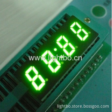 0.3 Inch (7.6mm) 4 Digit Common Anode Green 7 Segment Led Clock Display 